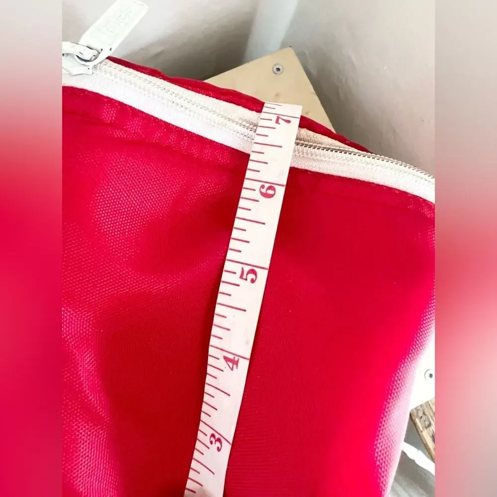 Vintage Totes lunch tote red nylon foldable lunchbox